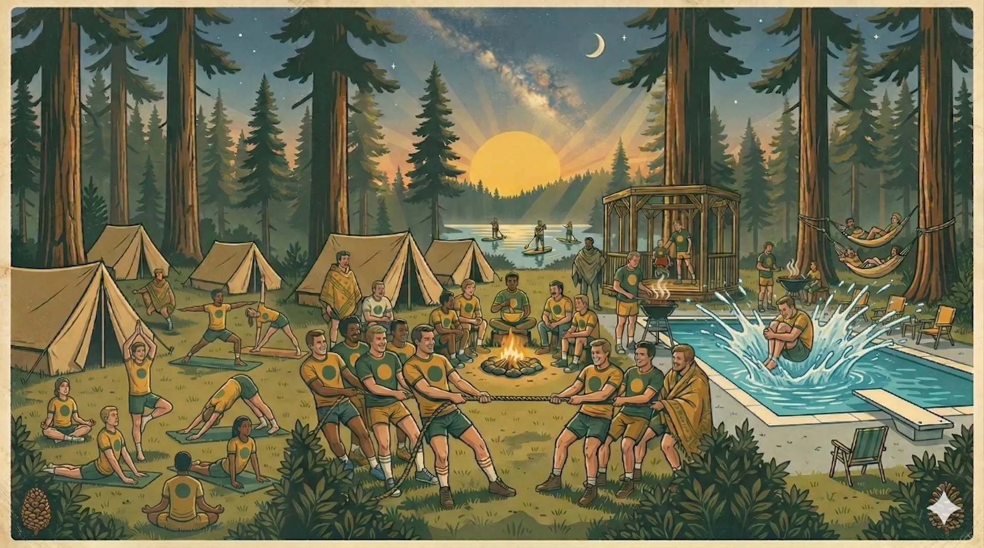 Camp Brotherhood. the full experience
